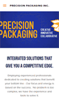 Mobile Screenshot of precisionpackaginginc.com